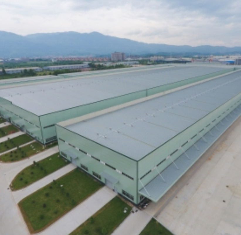 Thời gian xây dựng ngắn Xưởng thép hàn để lắp đặt nhanh chóng và dễ dàng các tòa nhà công nghiệp