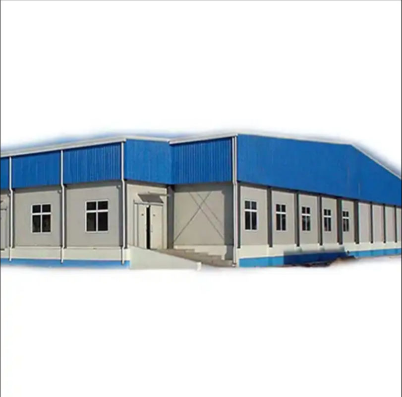 Tùy chỉnh Estructura De Acero phòng trước được chế tạo trước tòa nhà cấu trúc thép Q355B xưởng kho ở Trung Quốc