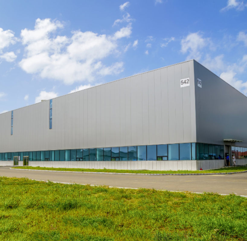 Q345B Q235B Xưởng xây dựng thép Prefab Xưởng xây dựng khung kim loại