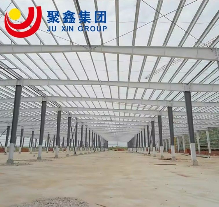 Gable Frame Steel Structure kho / xưởng / tòa nhà văn phòng với rèm kính