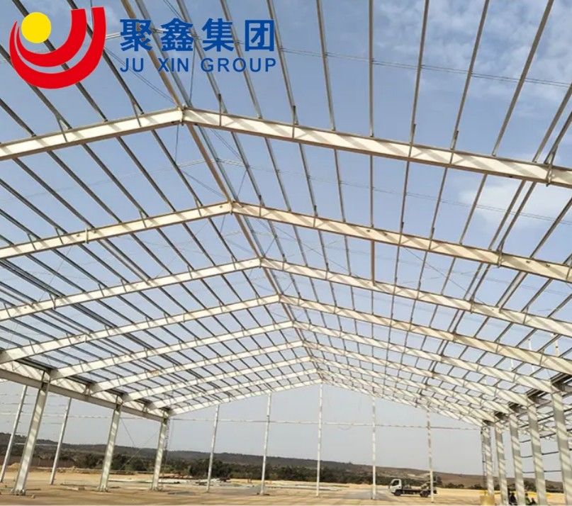 Gable Frame Steel Structure kho / xưởng / tòa nhà văn phòng với rèm kính