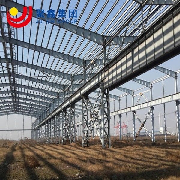 Khung Prefab Thép Tòa nhà Kho hàng Sản xuất Nhà máy Nhà máy Nhà ga kim loại