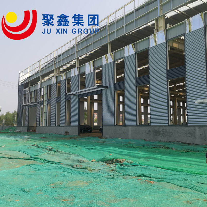 Nhà máy Kim loại Không gian khung Thép cấu trúc Tòa nhà Prefab Kho hàng Thương mại Prefabricated Steel cấu trúc