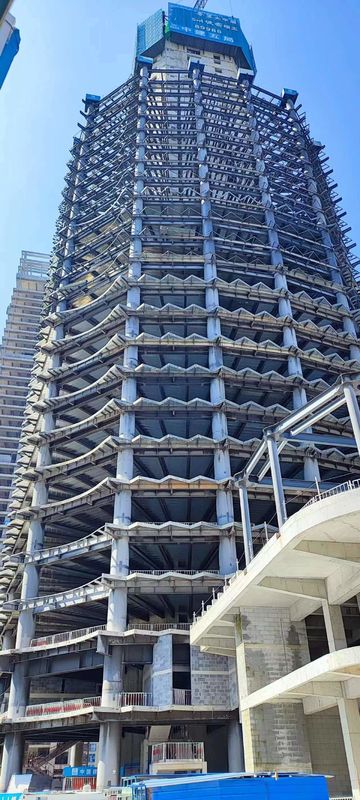 Long span bền nhanh xây dựng Prefab Prefab Heavy Steel Structure Tòa nhà cao tầng với ISO9001