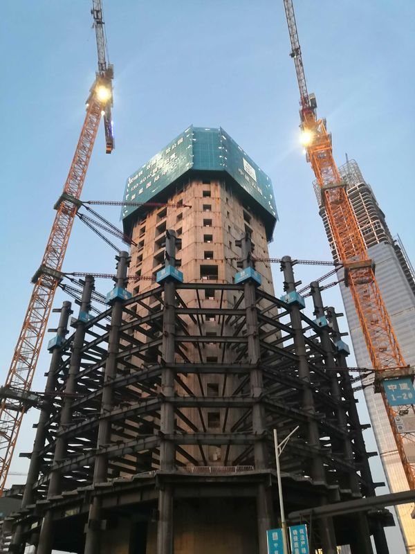 Long span bền nhanh xây dựng Prefab Prefab Heavy Steel Structure Tòa nhà cao tầng với ISO9001