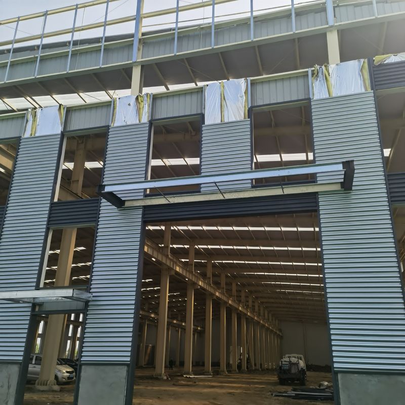 Chi phí thấp Dễ lắp đặt Prefab Prefabricated Steel Structural Frame Xưởng công nghiệp cho ngành nội thất