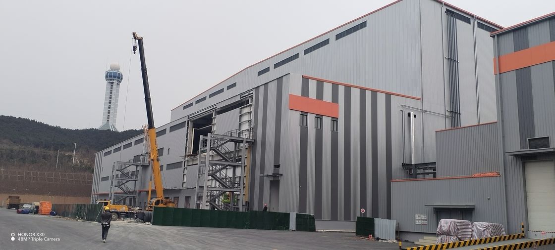 Cấu trúc nhà kho nhiều tầng Khung tường khung khung cấu trúc Gạch thép Tòa nhà kim loại Nhà kho sẵn sàng bán