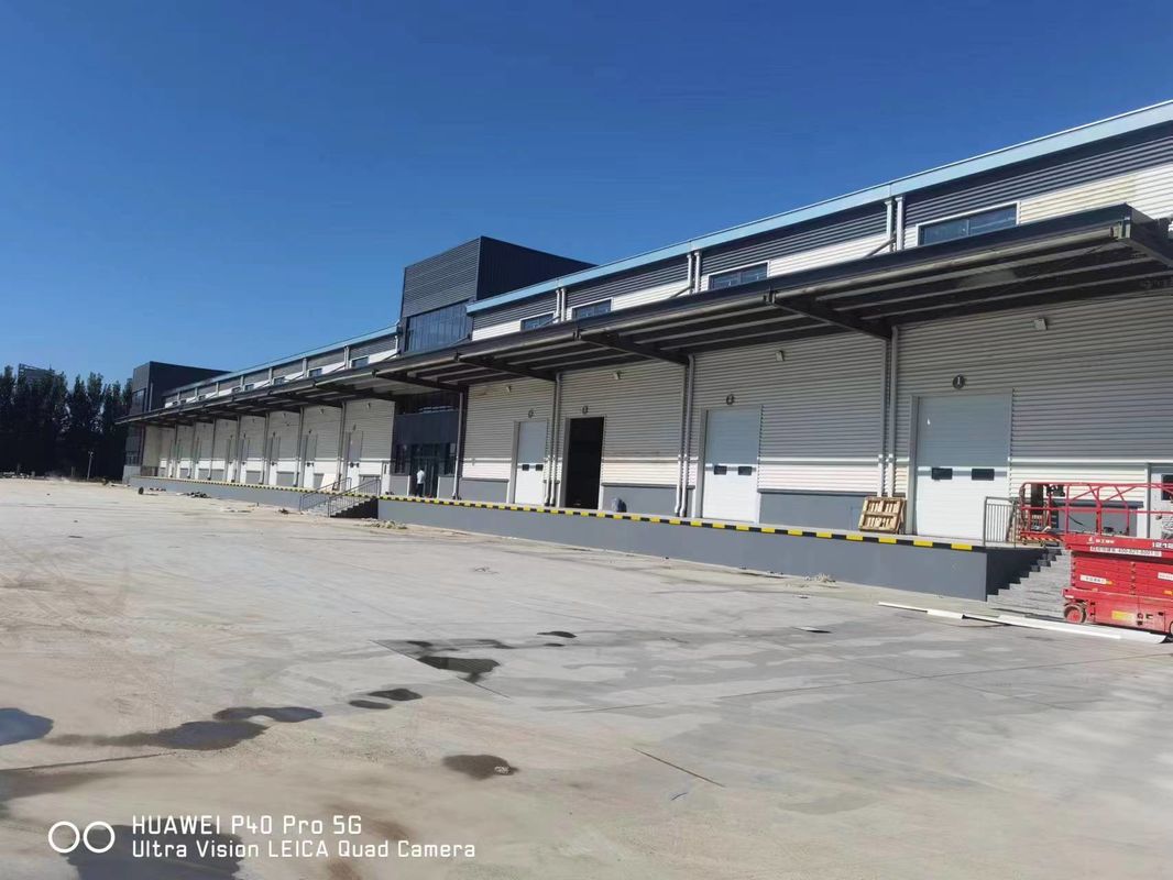 OEM Dược phẩm Logistics Tòa nhà kim loại chế tạo sẵn Phần H Khung cổng xây dựng cấu trúc thép