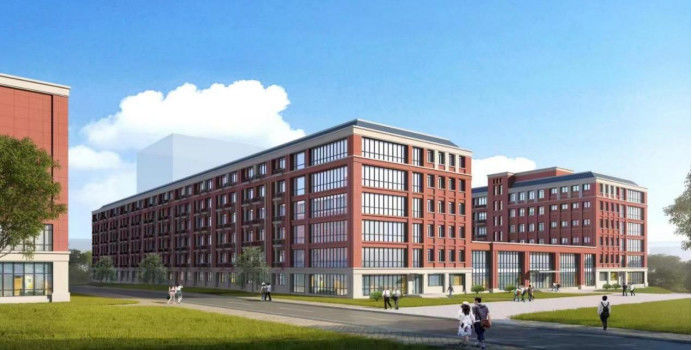 Tòa nhà Bệnh viện kim loại Prefab nhiều tầng Tòa nhà văn phòng thương mại Cấu trúc thép Tòa nhà trường học Prefab